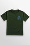Unisex Khaki T-Shirt Batman Joker Dark Knight Dark Knight Movie Minimal Front Printed T-Shirt