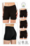 Özkan 26591 3-Pack Women's Cotton Lycra Single Jersey Flexible Comfortable Intermediate Size Above Knee Short Tights Shorts Boxe