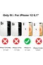 جراب متوافق مع هاتف Apple (Iphone 12) يحمل شعار مكان مفتوح، جراب معدني شفاف من السيليكون - 3