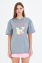 Summer Printed 100% Design Women's Oversize T-Shirt - 4