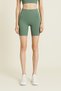 High Waist Recovery Women's Sports Short Leggings |   Oil Green