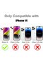 Apple (iPhone 14) Compatible Case Logo Place Light Metallic Case Transparent Silicone - 3