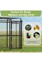 Aviary Large Walk-in Bird Cage - Durable Pet House Birdcage (Black) - 6