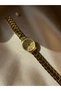 Retro Large Dial Straw Cord Vintage Women's Wristwatch - 8
