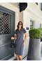 Women's Modal Fabric Polo Neck Dress - 2