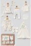 Boxed 100% Organic Cotton Muslin 10 Piece Newborn Hospital Discharge Set - 3