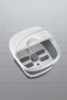 Kfm-8639 Portable Foldable Infrared Function Fatigue Relief Foot Massager White - 2