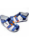 Orthopedic Boy's Sandals Cayman Series Cym2404P Navy Blue Orange - 6