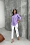 Women's Linen Shirt with Six Tassels - 4