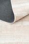 Abstract Line Patterned Washable Non-Slip Base Chenille Carpet Beige White Kitchen Runner 8367 - 7