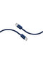 كابل EcoLine-Ci120 فائق السرعة USB-C إلى Lightning بقوة 27 واط - 1.2 متر - أزرق داكن