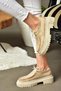 R294783002 Tan Suede Women's Shoes - 3