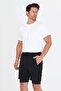 Men's Tights and Zippered Pocket Sports Shorts Black 5807-S - 4