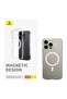 Ip 16 Pro Crystal Series Magnetic Phone Case - Transparent - 2