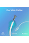 كابل EcoLine-CC120 USB-C فائق السرعة 60 واط - 1.2 متر - أبيض - 5