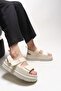Avetheris Women's Sandals 0012053 Beige - 4