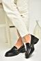 T820100309 black daily loofer women's shoes - 3