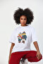100% Cotton Lover Concept Teddy Printed T-Shirt - 4
