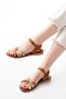 205-015 Taba Garni Orthopedic Genuine Leather Women's Sandals