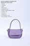 Lila Shk198 Faux Leather, Single Compartment, Snap Fastener Adjustable Strap Hand, Arm and Shoulder Bag - 3