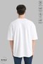 Unisex Crew Neck Lemon Printed Cotton Oversize Short Sleeve T-Shirt - 4