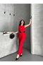 Women's Belted Vest Palazzo Pants Suit Two-Piece - 3