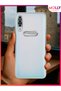 Lou Laser Transparent Silicone Case with Silver Lens Protector on the Edges for Samsung Galaxy A50