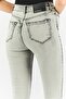 Women Regular Fit Washed Stretchable Denim, Grey - 2