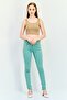 Women Skinny Fit Washed Stretchable Jeans, Sage Green - 2