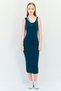 Women Sportswear Fit Sleeveless Outdoor Dress, Teal Green
