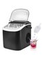 Ice Maker Countertop with Handle, 15Kg/24H, Portable Small Ice Machine for Home kitchen Office