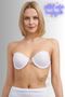 Back Transparent Adjustable Low-Cut Evening Dress Outfit Graduation, Wedding Bra (Padded)