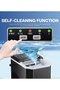 Ice Maker Countertop, Self-Cleaning Ice Maker, 12Kg/24H, Portable Small Ice Machine for Home Office - 4