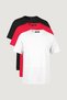 Men's Multi-Color 100% Cotton T-Shirt Regular Fit Comfortable Cut Crew Neck 3-Pack Basic T-Shirt