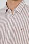 Brown Short-Sleeved Pocketless Cotton Casual Comfort Fit Shirt 1004250128 - 4