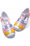 Orthopedic Girl's Sandals Rainbow Series Gku2404P White Pink Blue - 3
