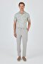 Men's Stone Color Flexible Slim Fit Jogger Pants with Side Pockets 1003250162 - 2