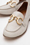 Women's Buckle Comfortable Sole Ballerina Shoes Real Leather - 5