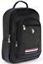 U.S. Polo. Assn. Vegan Faux Leather Backpack and Crossbody Bag with Laptop Compartment and Shoulder Strap - Black - 3