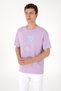 Men's Comfort Fit Lilac Crew Neck T-Shirt 50299882-Vr034 - 3