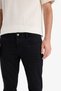 Carlo Skinny Fit Extra Narrow Fit Normal Waist Extra Narrow Leg Black Jean Trousers S2285Az25Sp - 5