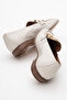 Women's Buckle Comfortable Sole Ballerina Shoes Real Leather - 4