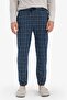 Regular Fit Pajama Set Long Sleeve Top Check Long Bottom Z6566Az25Sp - 4