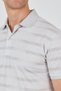 Men's Short Sleeve Printed Pique Polo Collar Pocketless Slim Fit T-Shirt 1011250170 - 4