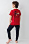 U.S. Polo Assn Boys Red Pajama Set - 4