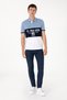 Men's Regular Fit Polo Neck White T-Shirt 50299817-Vr013 - 4