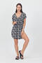 Bysen Lena Black/White Elastic Waist Beachwear Tunic Pareo - 6