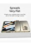 غلاف هاتف مع واقي شاشة شفاف غير لامع مع حامل مفصلي لهاتف Samsung Galaxy Z Fold 3 - 4