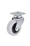 50' Table with Turntable Cabinet Coffee Table Shelf Furniture Caster 2 Pcs with Brake - 2 Pcs Without Brake - 5