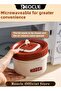 Bento Box Adult Lunch Box Set 4 Pack Portable Insulated Lunch Containers - 3